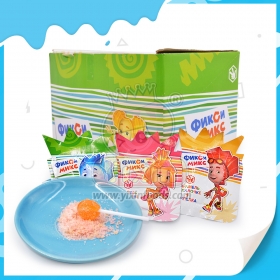 popping candy with lollipop