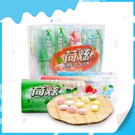 colorful compressed candy