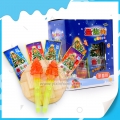 Christmas tree shape lollipop with mini flash light 