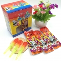 Funny new superman shape lighter whistle lollipop 