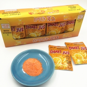 orange flavor instant powder drink