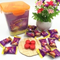 Chicle diferentes sabores center filled jam burger bubble gum 