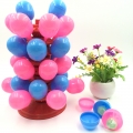 Hammer shape colorful balloon lollipop with small lollipop 
