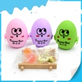 New design surprise egg hard candy with toy inside 
