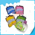 new candy product fruit flavor lollipop with popping candy 