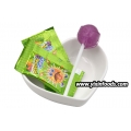 new candy product fruit flavor lollipop with popping candy 