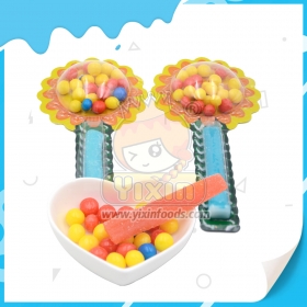 hard with gummy candy