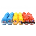 Funny chocolate bean surprise egg toy with tattoo 