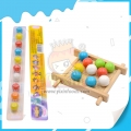 1.8G Halal Colorful Ball Bubble Gum on Paper Ruler 