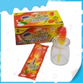 High Quality Fruit Flavor Fluorescent Feather Shape Hard Lollipop 