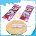 hot sell funny sweet strawberry flavor bubble gum lollipop 