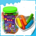 Jar packing fruit flavor pencil bubble gum for Africa 