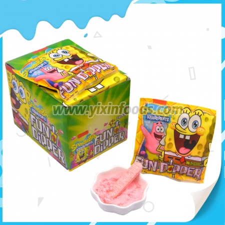 compressed candy with sour powder