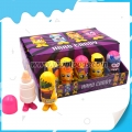 new cartoon design halal nipple shape press hard candy with sour powder 