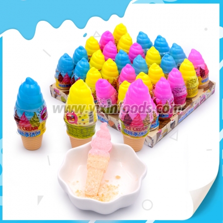 compress candy with popping candy