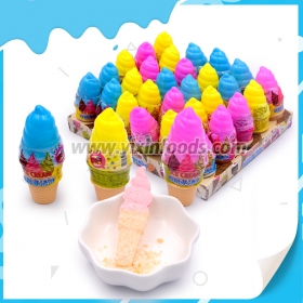 compress candy with popping candy