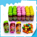 Colorful chocolate bean in small jar 