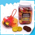 Halal quality net bag packing sweet coin chocolate 