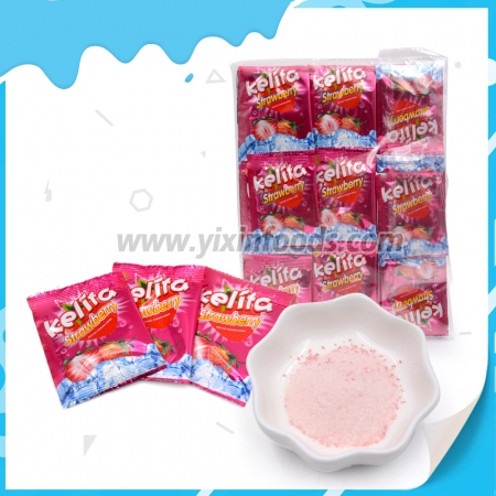 Strawberry flavour instant juice powder sweet taste