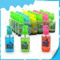 30ml small packing fruit flavor gas spray candy in tray 