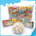 Heart shape fruit soft marshmallow in plastic bag 
