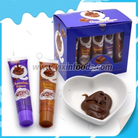 tube chocolate sauce