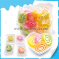 Round Shape Liquorice Starch Halal Gummy sweet Candy 