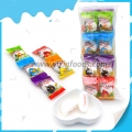 Hot Sell Cotton candy with center filled fruit jam 