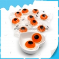 Delicious orange flavor eye Marshmallow with Jam Filling 