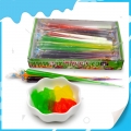 Long stick multi fruit flavor jam liquid candy 