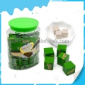 wholesale jar packing 2.75G chocolate cube candy for sale 