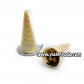 ice cream chocolate filling  chocolate biscuit cup 