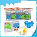 Cheap price colorful compress candy with toy 
