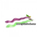 Cartoon shape Snake jelly in jar 