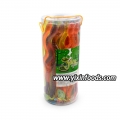 Cartoon shape Snake jelly in jar 