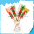 2019 new soft  gummy candy lollipop 