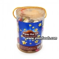 50pcs chocolate biscuit cup in jar 
