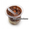 50pcs chocolate biscuit cup in jar 
