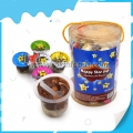 50pcs chocolate biscuit cup in jar 
