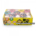 Bag packing sweet heart shape soft marshmallow candy 