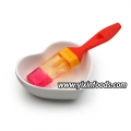 Strawberry flavor hard lollipop candy painting brush toy candy 