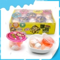 Bag packing sweet heart shape soft marshmallow candy 