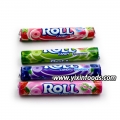 halal 4 flavors whistle roll candy with cheap price 