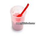 Halal Sour Powder Candy In Cup With Spoon Fruit Sour Powder Candy 