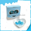 Halal box packing flat flower hard candy 