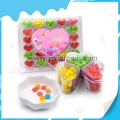 Fruit Flavor heart shape bubble gum 