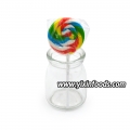 High Quality Rainbow Lollipop Round Lollipop 
