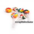 Sweet Round Rainbow Lollipop Flower Lollipop 