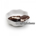 Halal chocolate coated filled marshmallow 