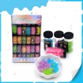 Sweet hard crystal candy in wishing bottle 
